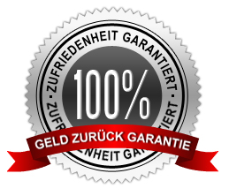 100%
Geld-zurück-Garantie